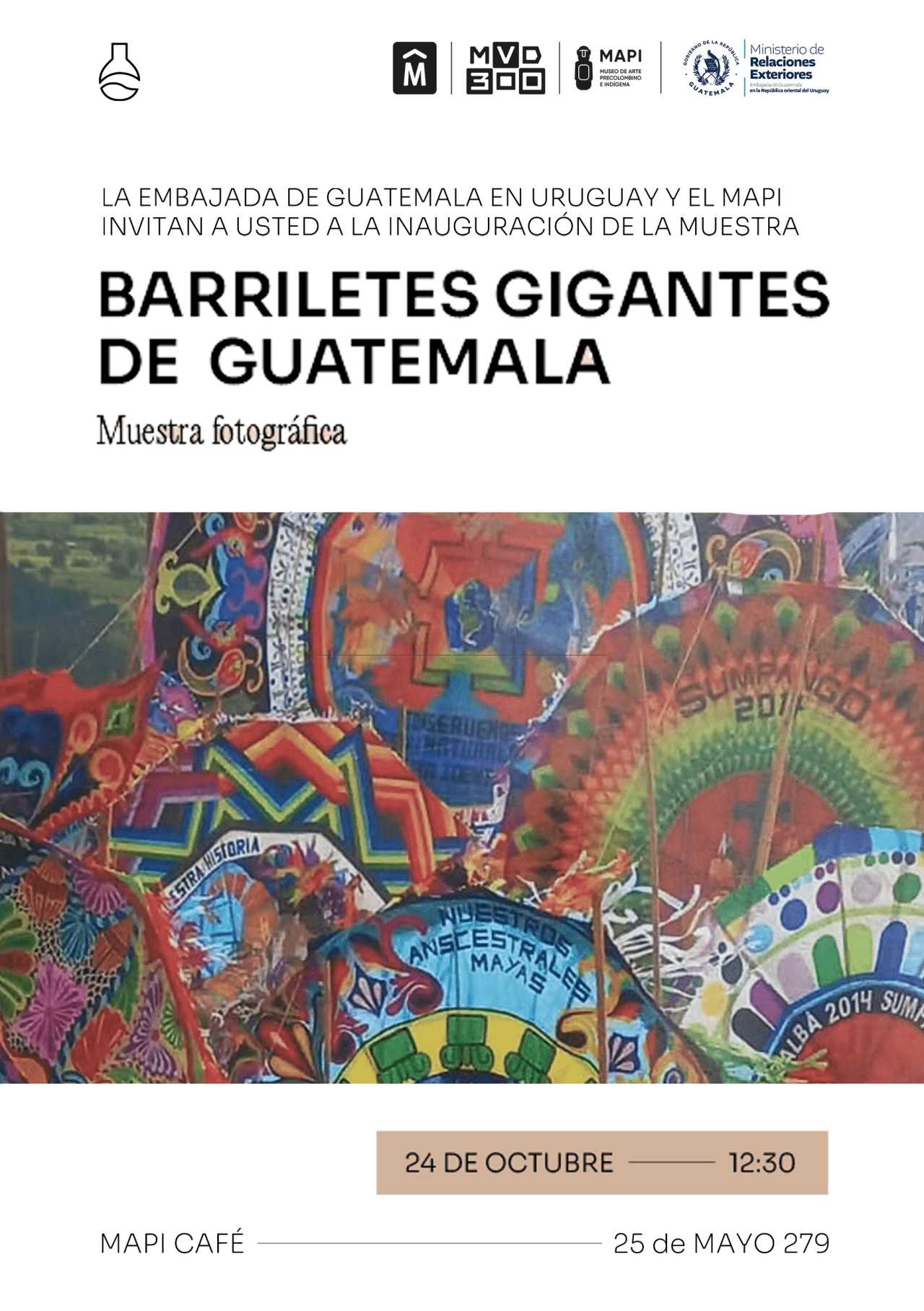 Inauguración a exposición Barriletes Gigantes de Guatemala