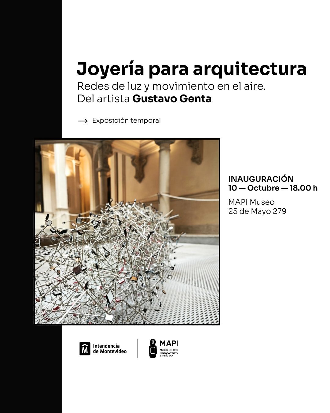 Joyería para arquitectura. Redes de luz y movimiento en el aire