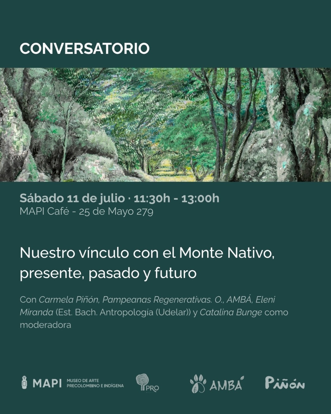 Conversatorio Nuestro vínculo con el Monte Nativo, presente, pasado y futuro