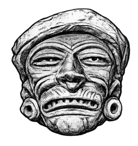Representation of Huehuetéotl (Male Figure)
