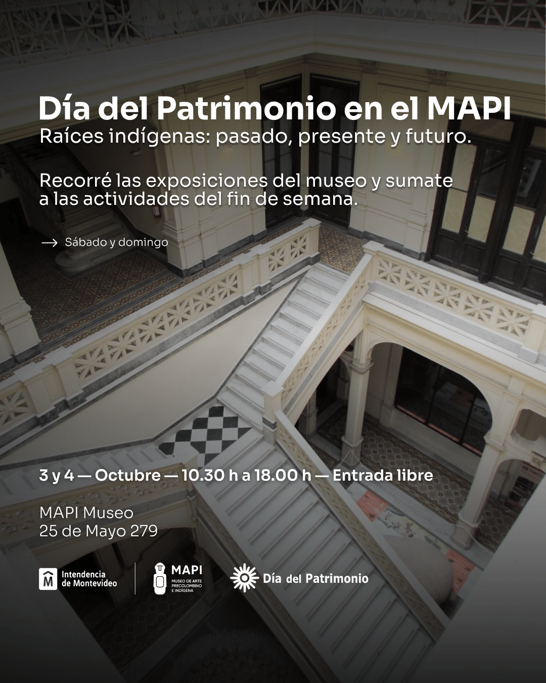 Día del Patrimonio en el MAPI. Sábado 3 y domingo 4 de octubre — 10.30 a 18.00 h — Entrada libre