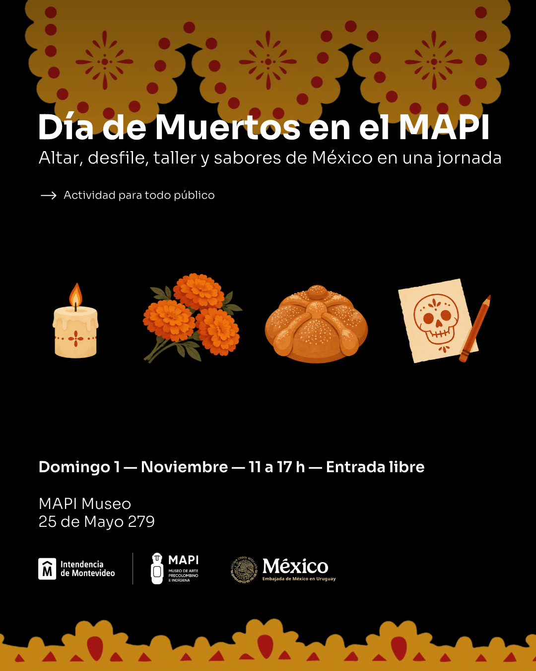 Día de Muertos en el MAPI - 1 — Noviembre — 11:00 a 17:00 h — Entrada libre